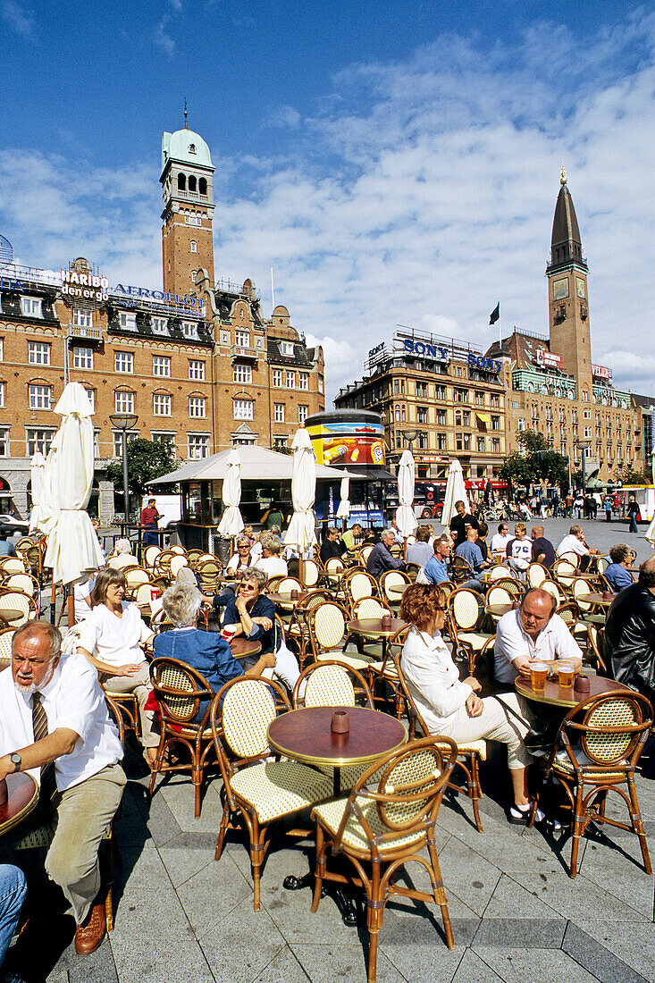 City Hall square. Copenhagen. Denmark.