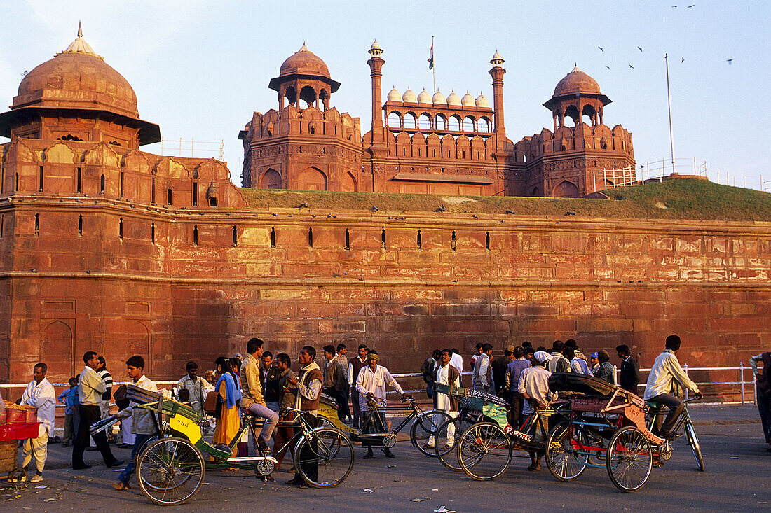 Lahore Gate. Red Fort, Lal Qila. Delhi. India.