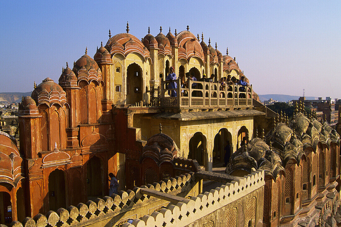 Palace of the Winds. Hawa Mahal. Jaipur. Rajasthan. India.