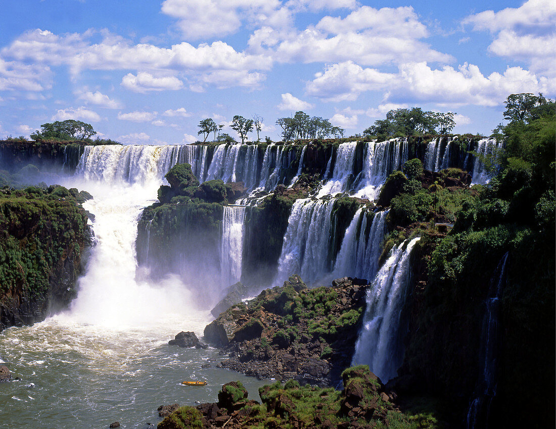 Iguazu National Park Falls. Argentinian side. Misiones province. Argentina