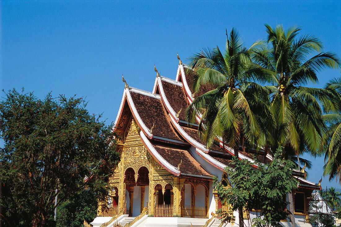 Royal Palace, Haw Pha Bang Pavilion. Luang Prabang. Laos.
