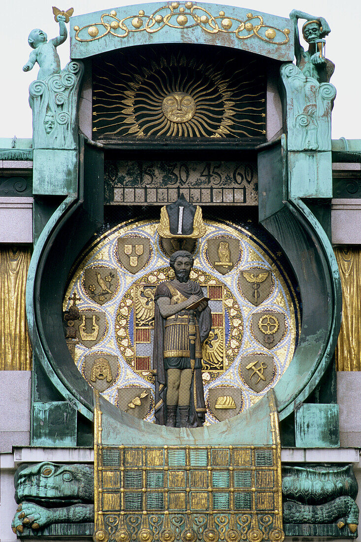 Hoher Markt, Jacquemart Clock. Vienna. Austria.