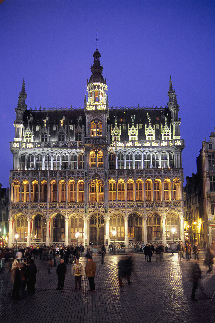 Maison du Roi building, Grand Place. Brussels, Belgium