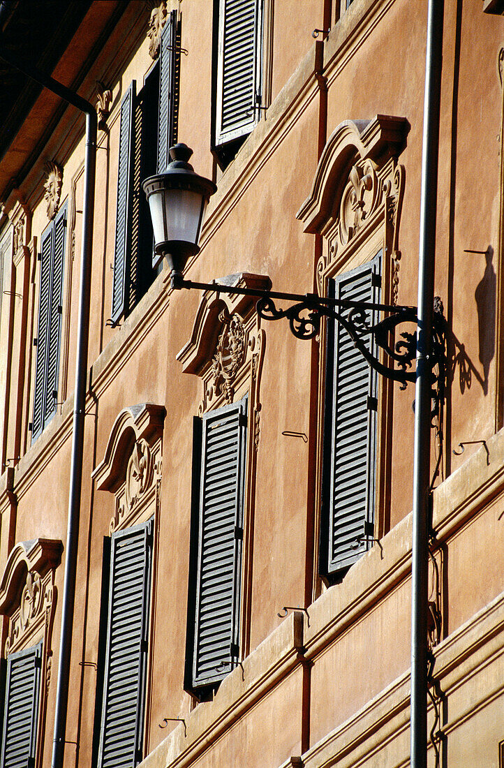 Facade detail. Piazza di Spagna. Rome. Italy