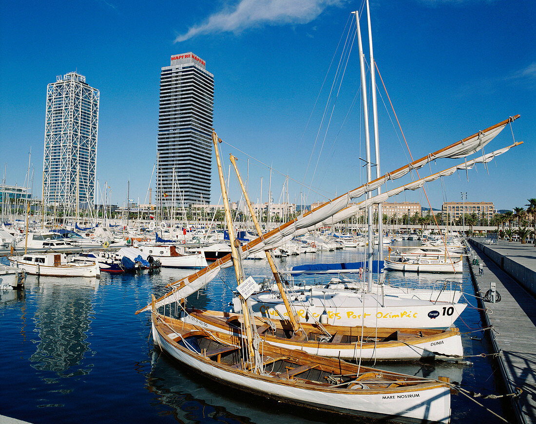 Olympic port. Barcelona. Spain