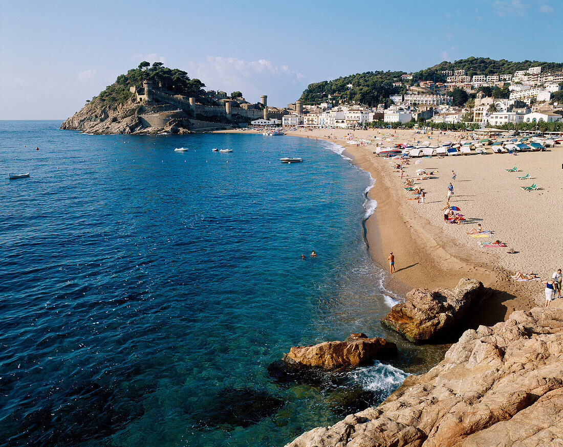 Tossa de Mar, Girona Province, Costa Brava, Catalunya, Spain.