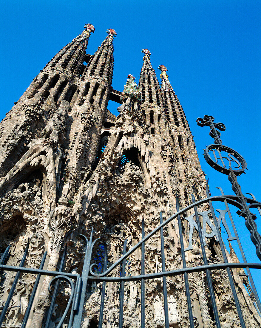 Sagrada Familia, by A. Gaudí. Barcelona. Spain