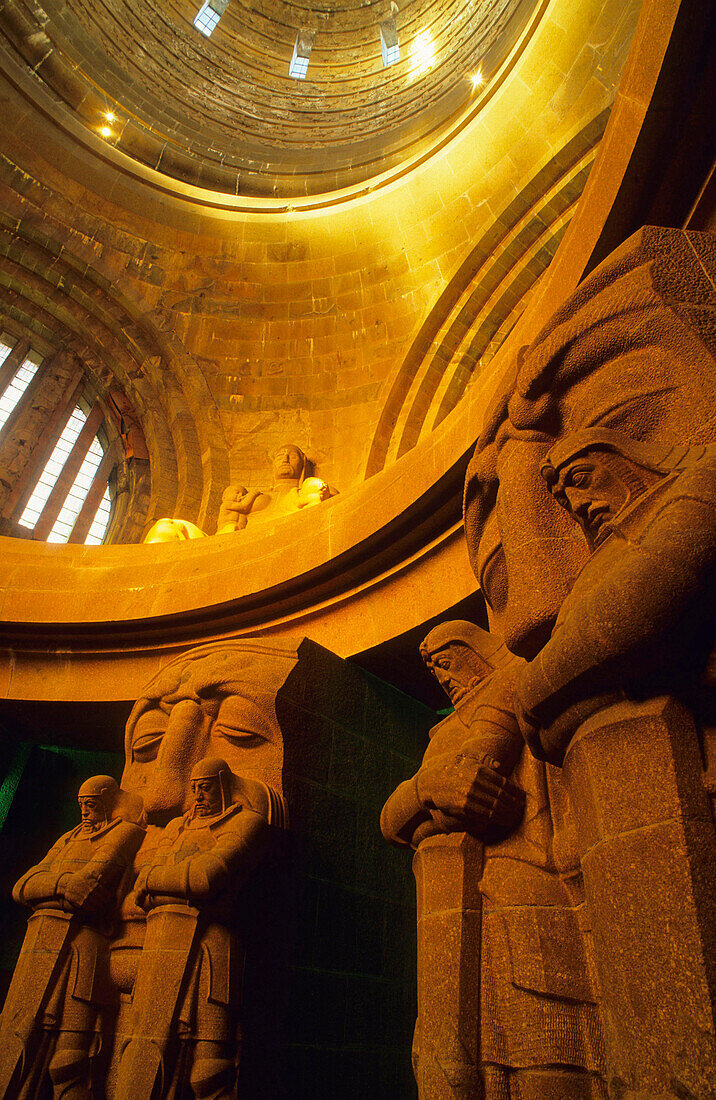 Europa, Deutschland, Sachsen, Leipzig, Ruhmeshalle im Völkerschlachtdenkmal