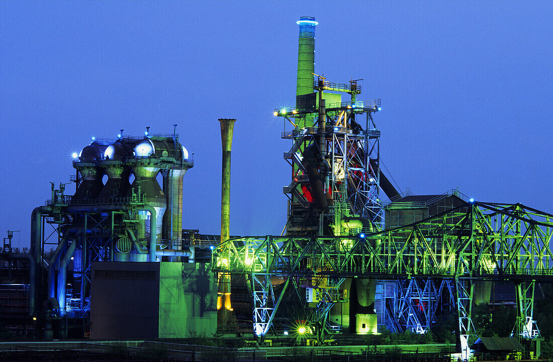 Hütte Meiderich, Landschaftspark Nord, Duisburg, Nordrhein-Westfalen, Deutschland