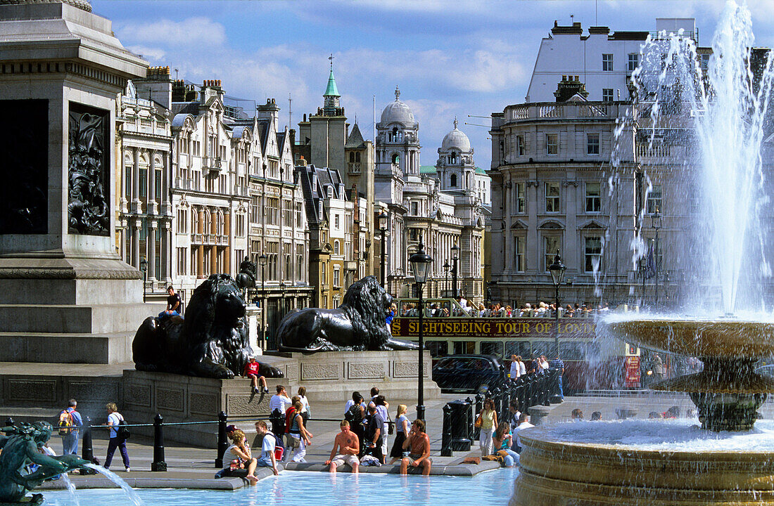 Europe, Great Britain, England, London, Trafalgar Square