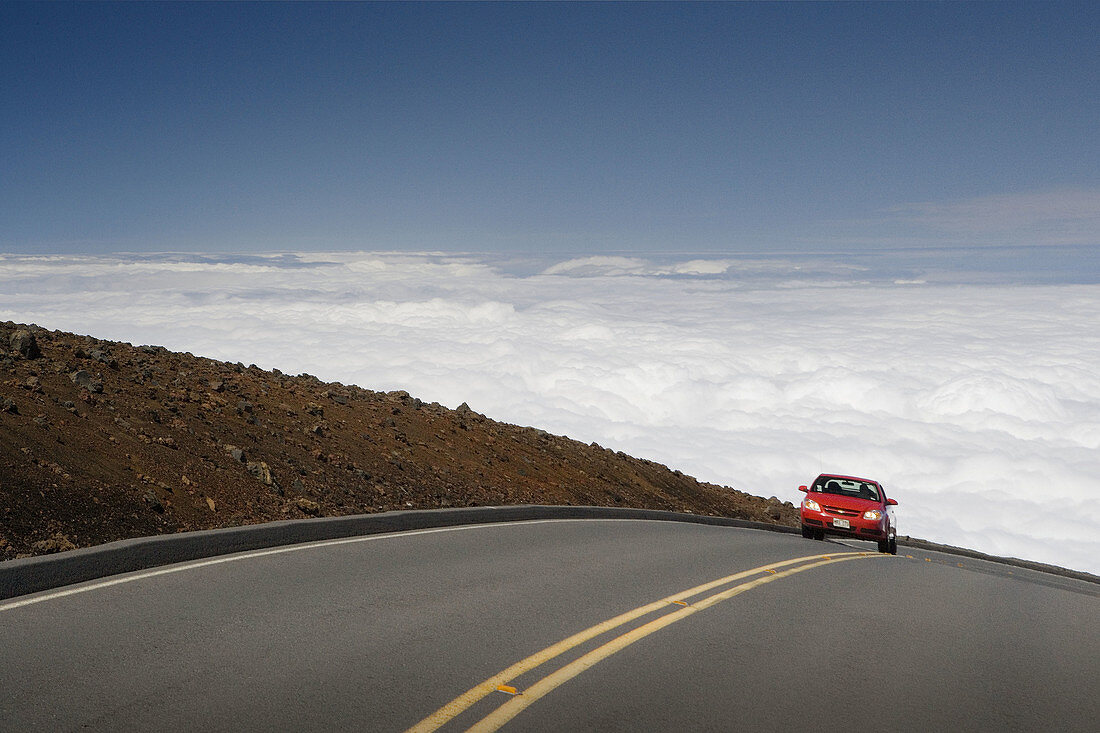 Oct. 2007. USA, Hawaii State. Maui Island. Haleakala National Park. Haleakala Road