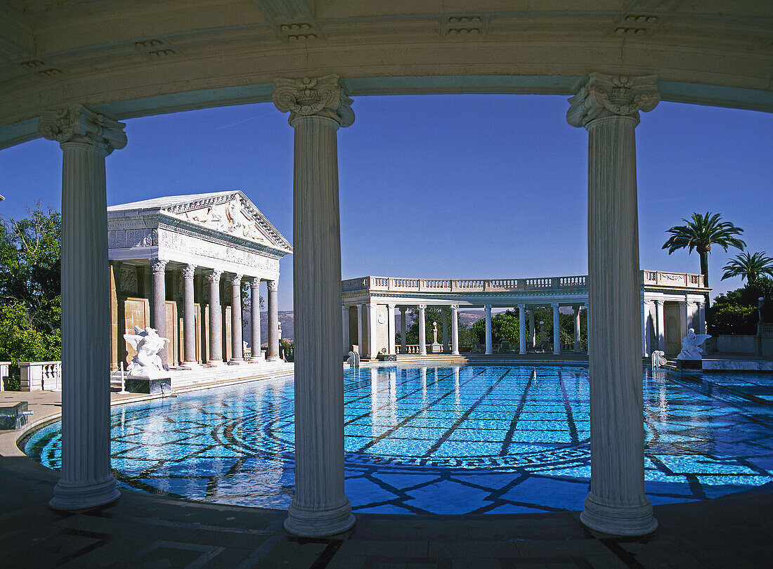 William Randolph Hearst Castle, swimming pool. San Simeon, California, USA (June 2007)