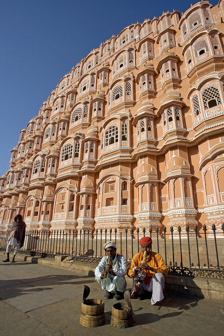 Rajastan. Jaipur City. Hawa Mahal Palace. India.