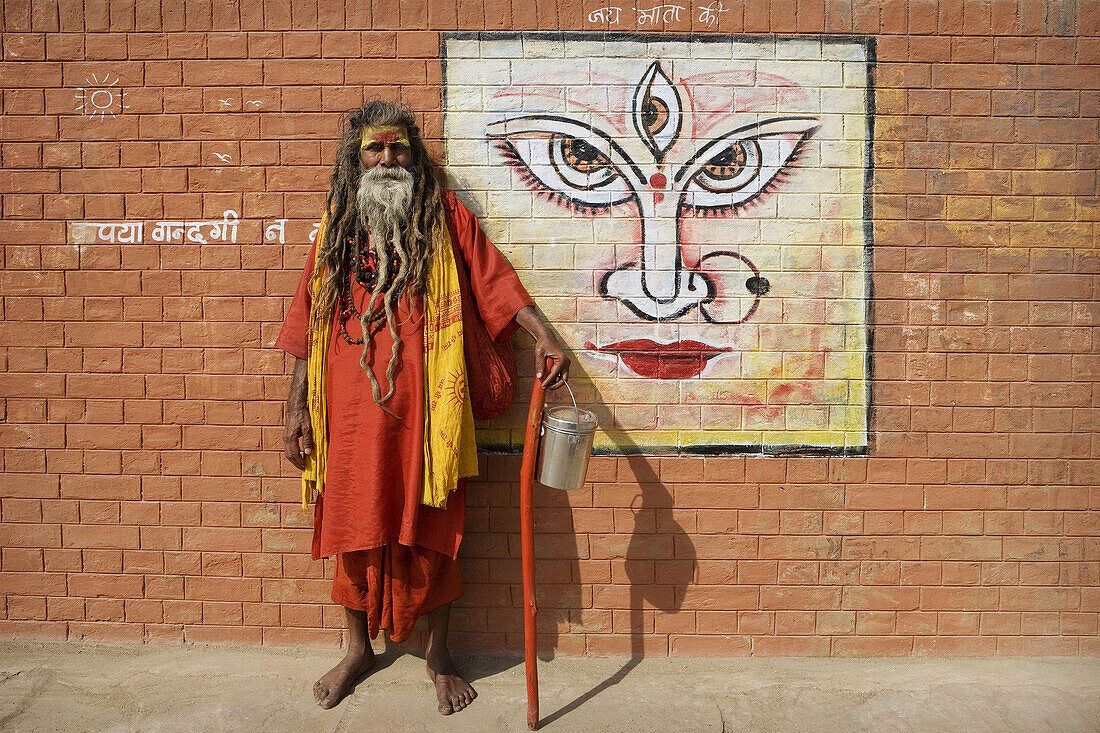 Uttar Pradesh, Benares City, Local man, India.