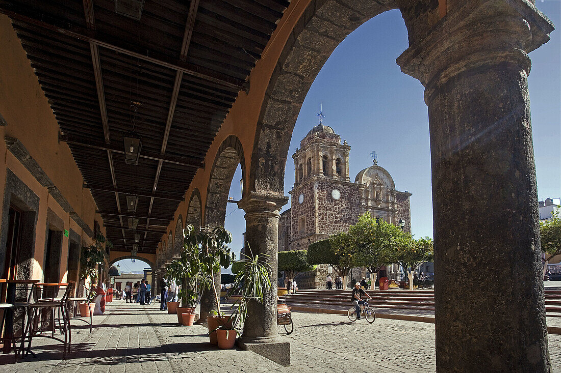 Guadalajara State.Tequila City.Teqiula Church. Mexico