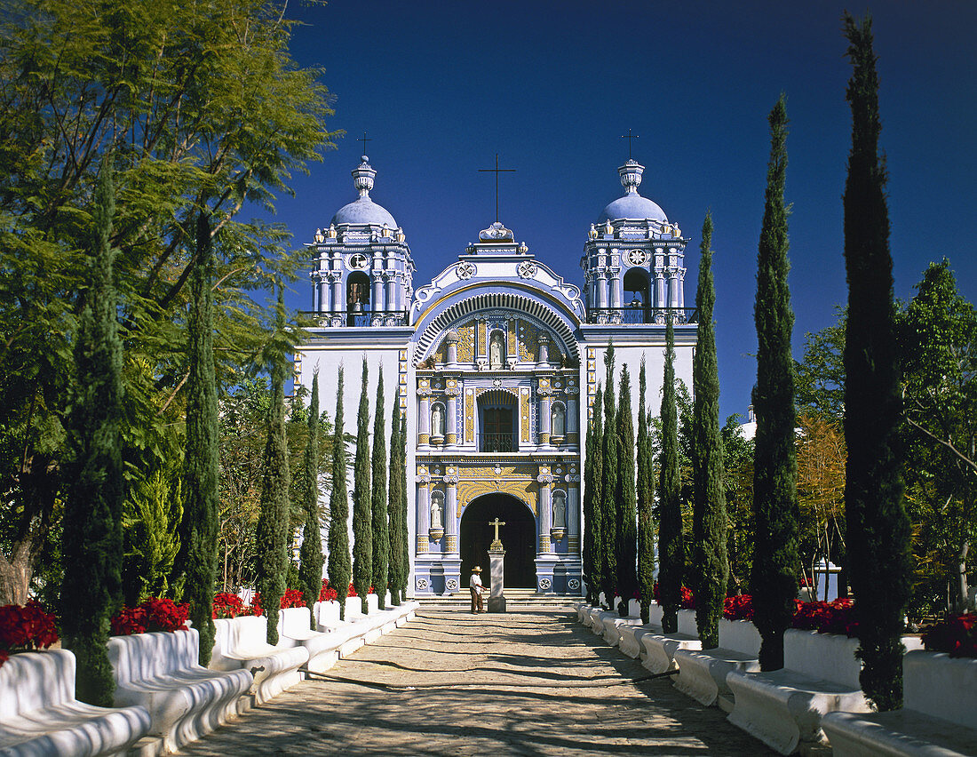 Oaxaca State near Oaxaca City. Ocotlan City. Santo Domingo church. Mexico