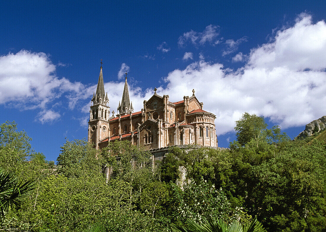 Basilica of Nuestra Señora de las Batallas. Covadonga. Asturias, Spain