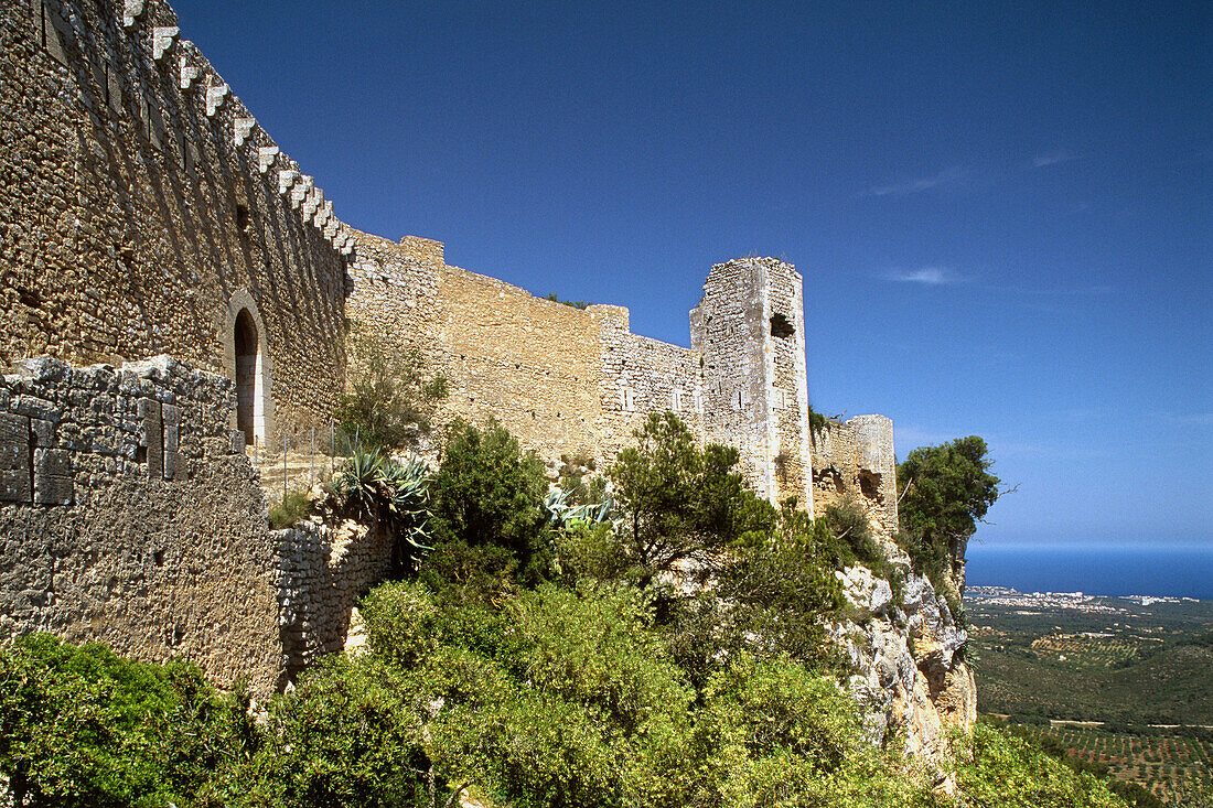 The Castell (castle) de Santueri. Mallorca. Balearic Islands. Spain.