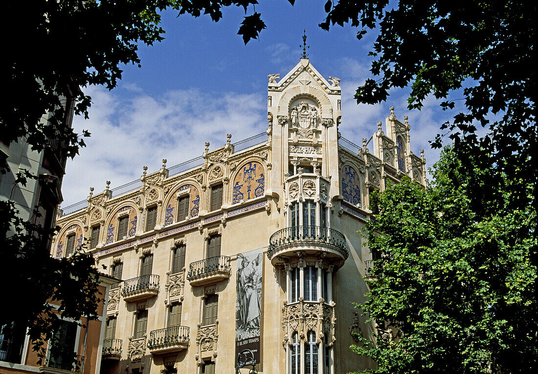 A building. Palma de Mallorca. Balearic Islands. Spain.