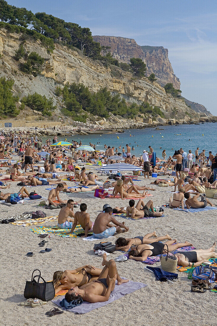 Cassis and the Calanques near Marseille (13, Bouches-du-Rhone). Provence. France.