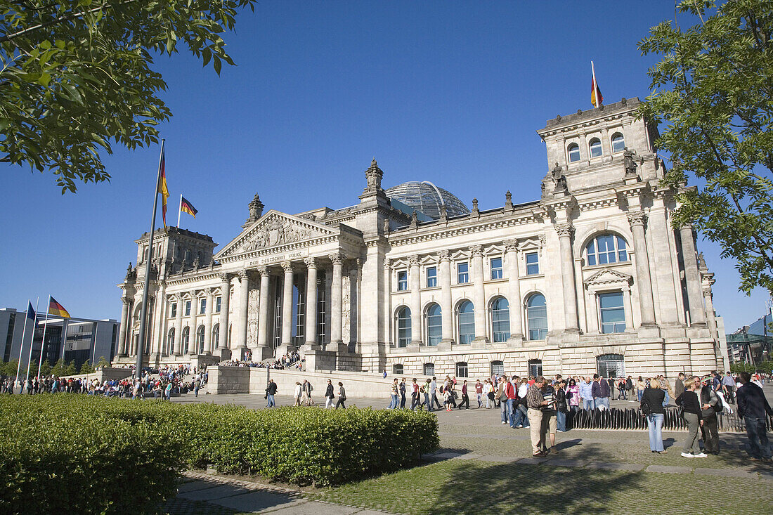 Reichstag (Parliament Building). Dome built by sir Norman Foster. Berlin. Germany