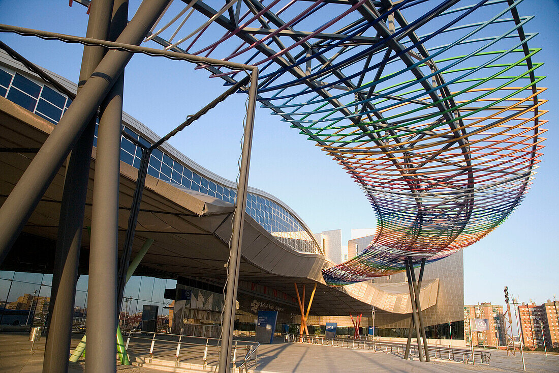 Messe- und Kongresszentrum von Málaga (FYCMA). Málaga, Andalusien, Spanien.