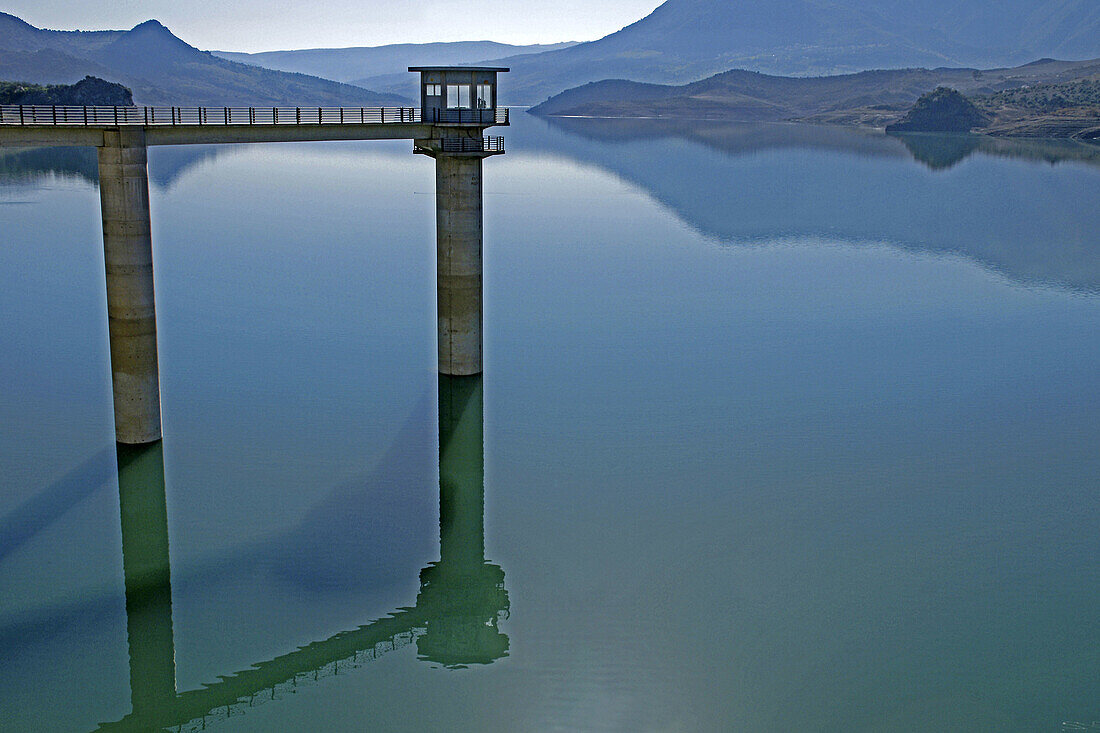 Embalse of Zahara de la Sierra. Cadiz, Andalusie, Spain