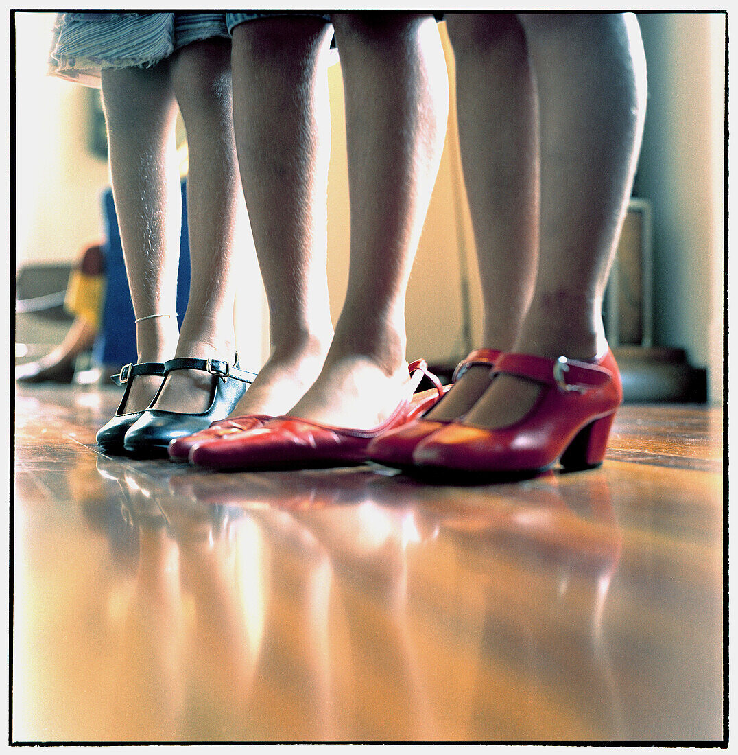 Accessories, Accessory, Anonymous, Child, Childhood, Children, Color, Colour, Contemporary, Coquetry, Coquette, Coquettish, Daytime, Difficult, Difficulty, Feet, Female, Feminine, Floor, Floors, Foot, Footgear, Footwear, Frame, Frames, Girl, Girls, Growin