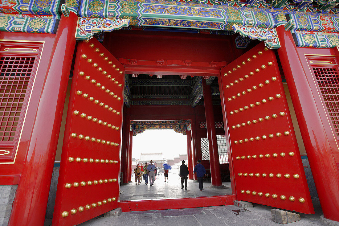 China, Beijing, The Forbidden City, Gate of Heavenly Purity