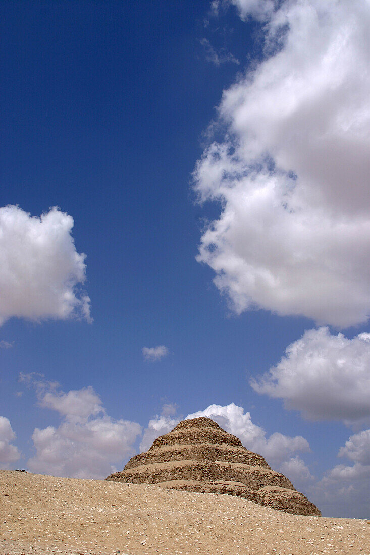 Djoser step pyramid, Saqqara pyramids, Egypt