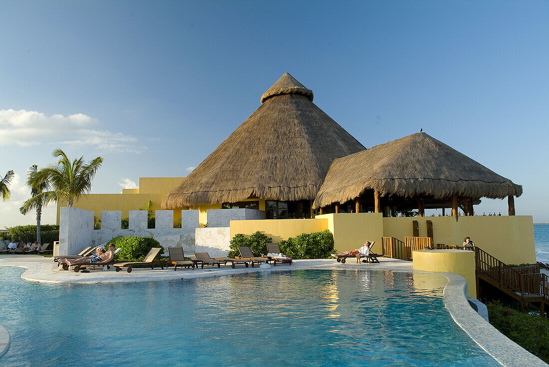 Mexico, Yucatan; Quintana Roo; Riviera Maya; Fairmont Resort; Mayacoba, views of resort.