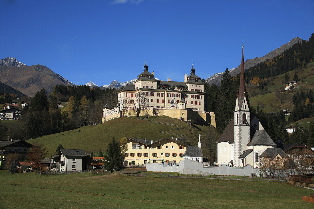 Wolfsthurn Castle, Mareta, Racines, Val Ridanna. Trentino-Alto Adige, Italy