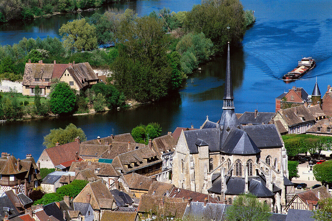 Petit-Andely, Les Andelys. Seine valley, Normandy, France
