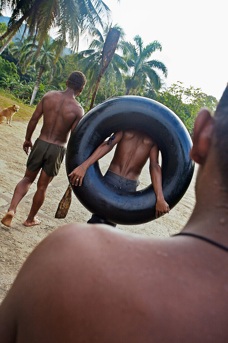 Men, Baracoa. Guantánamo province. Cuba.