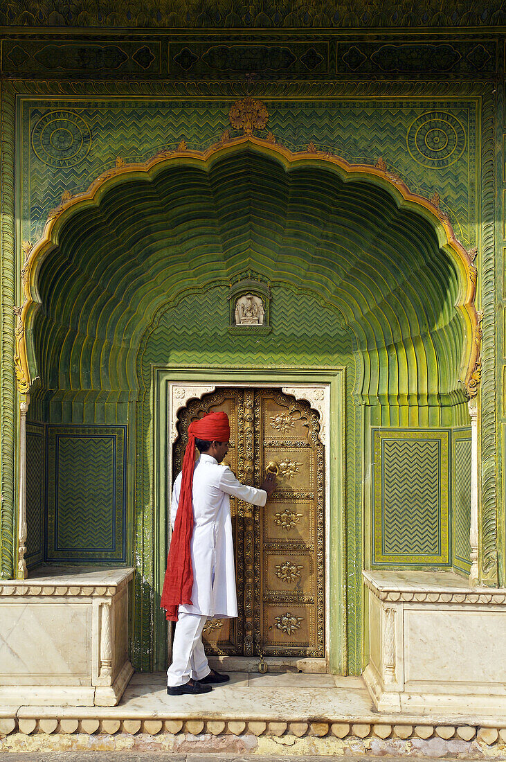 Chandra Mahal, Jaipur City Palace Complex, Jaipur, Rajasthan, India