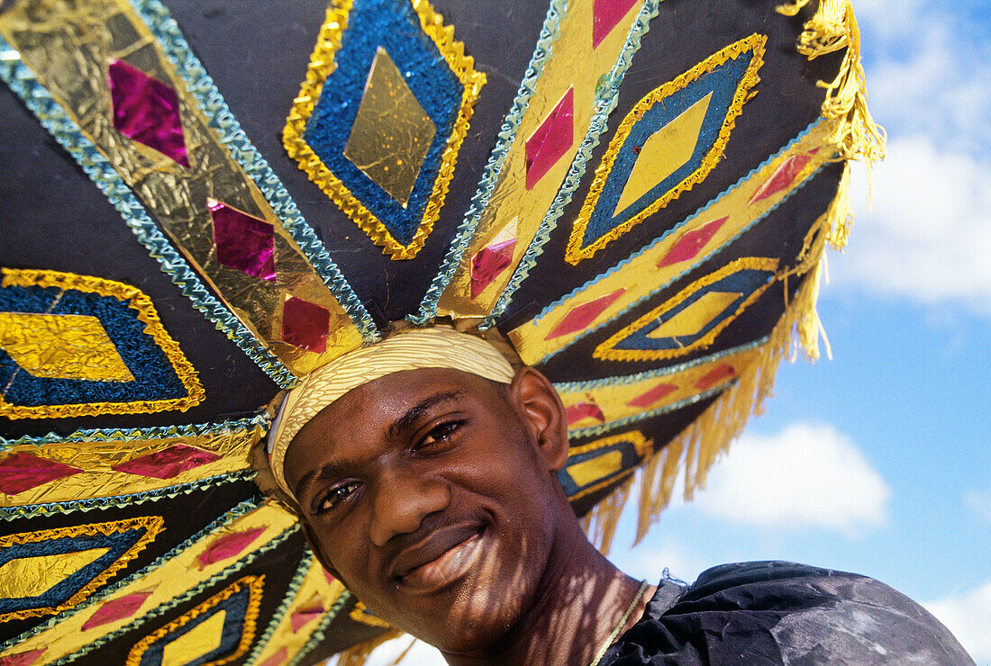 People in costume, Trinidad Carnival, Queens Park Savannah, Port of Spain, Island of Trinidad, Trinidad and Tobago
