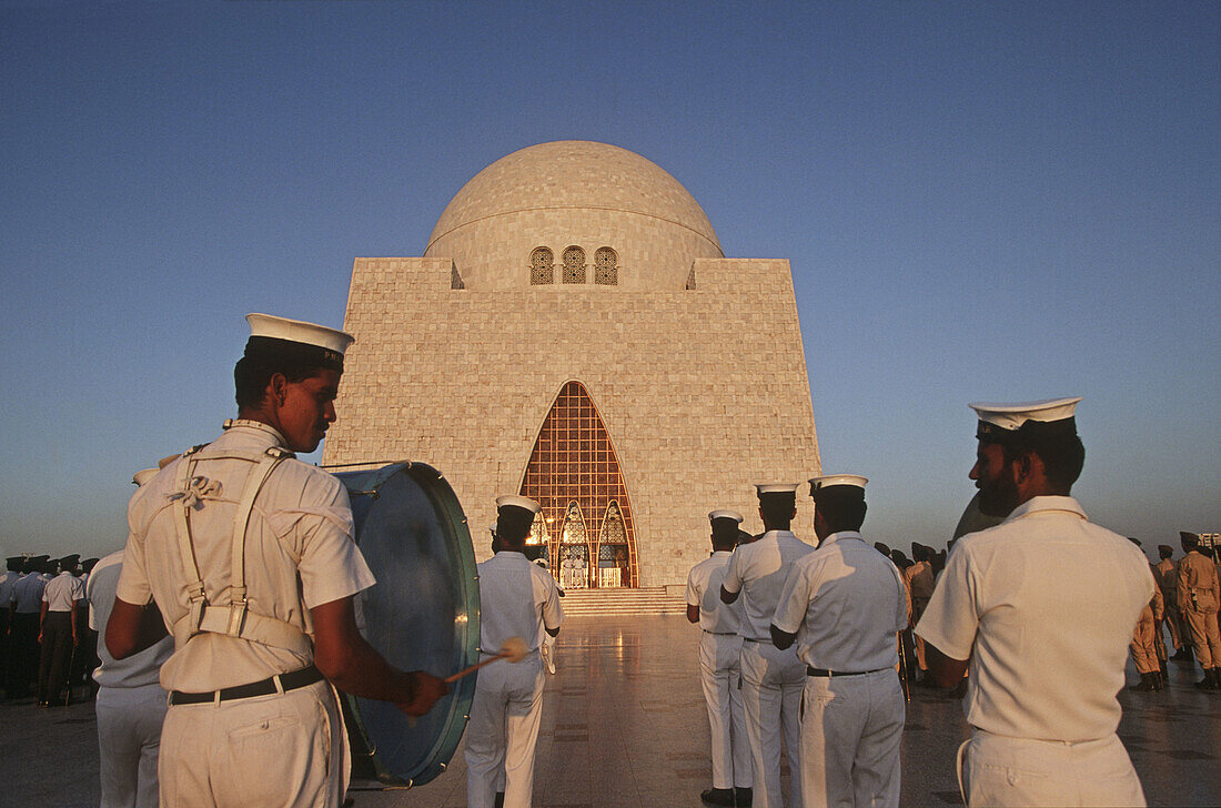 Pakistan, Sind Region, Karachi, Muhammad Ali Jinnah  Mausoleum.