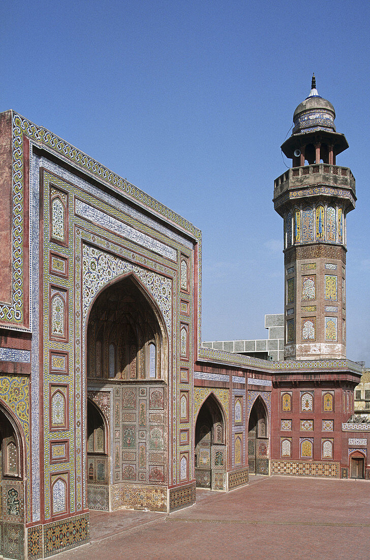 Pakistan, Punjab Region, Lahore, Wazir Khan Mosque