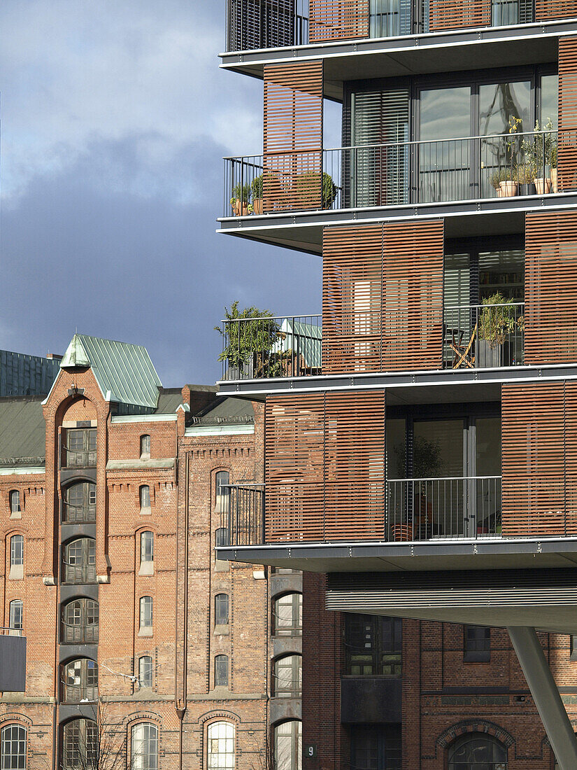 Residential building, HafenCity, Hamburg, Germany