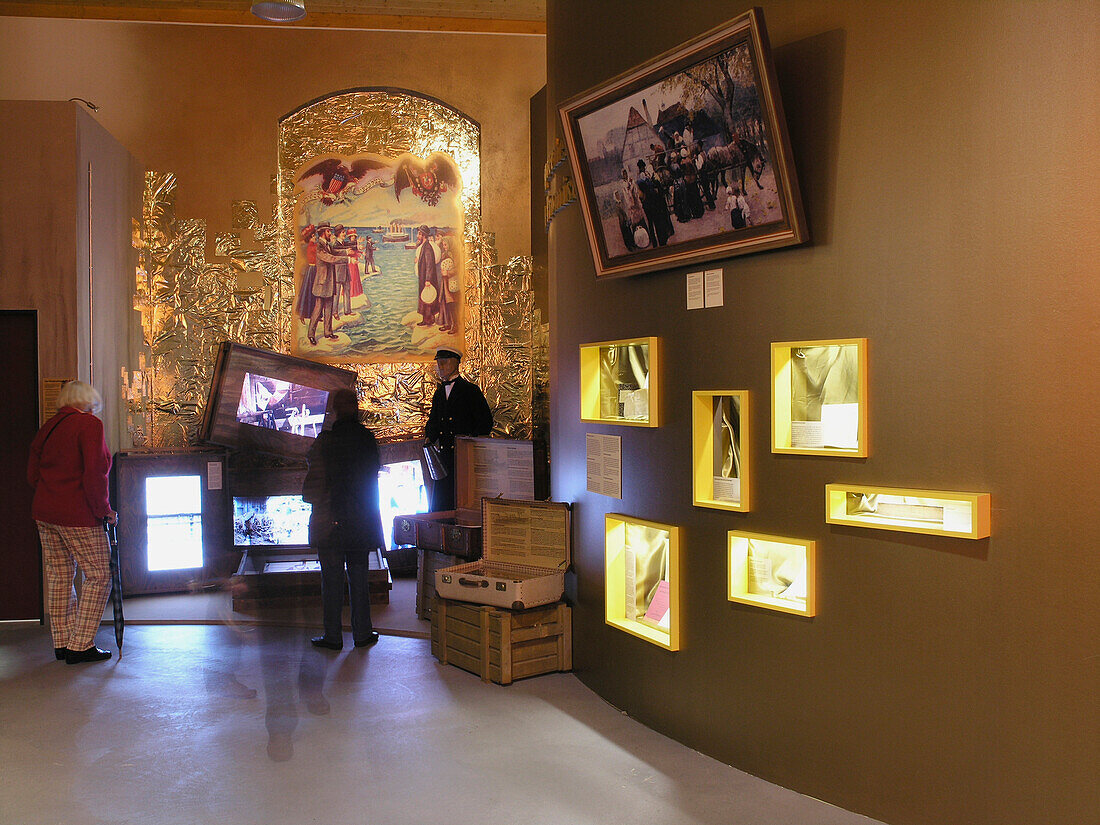 Inside the Ballinstadt Museum, Hanseatic City of Hamburg, Germany