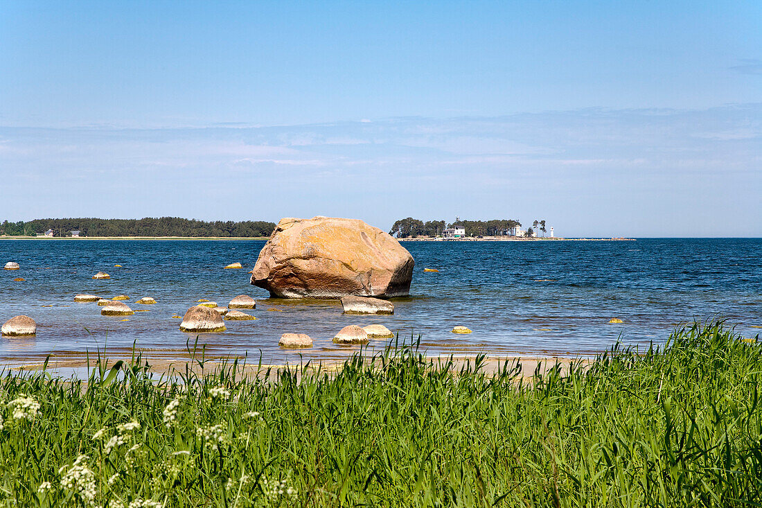 Küste beim Fischerort Altja, Lahemaa Nationalpark, Ostsee, Estland, Europa