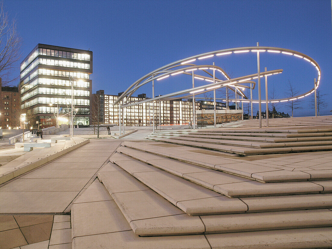 Magellan Terassen in der Hafencity, Hansestadt Hamburg, Deutschland