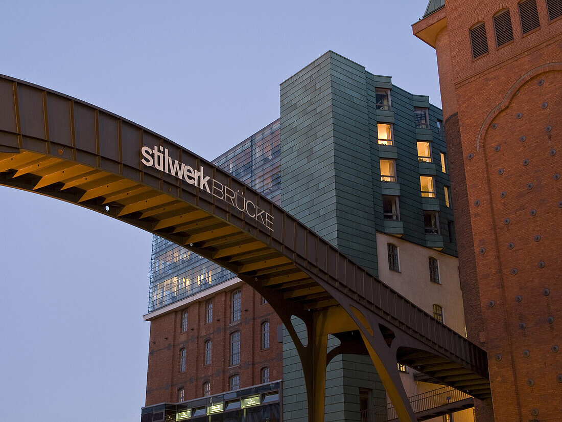 Stilwerk-Brücke, Hamburg, Deutschland