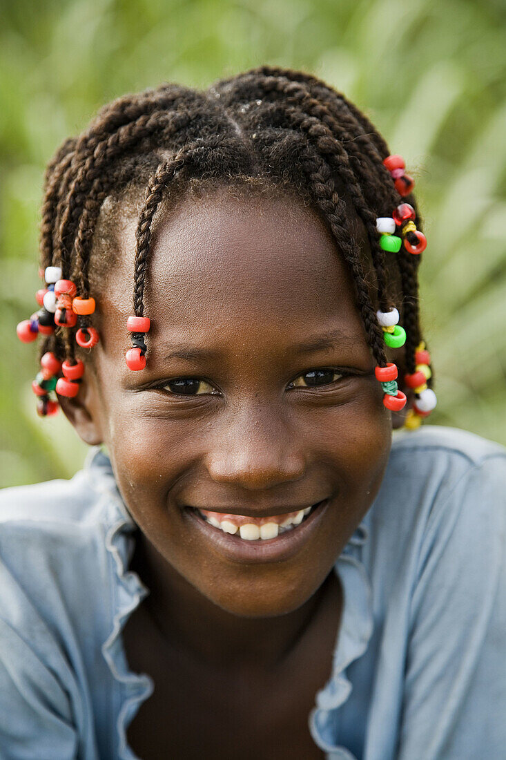 Haitian girl. Dominican Republic