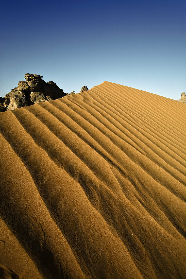 Akakus mountain. Fezzan region. Sahara desert. Libia.
