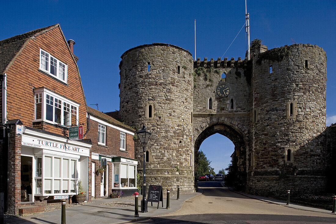 Rye, Land Gate, 1329, East Sussex, UK