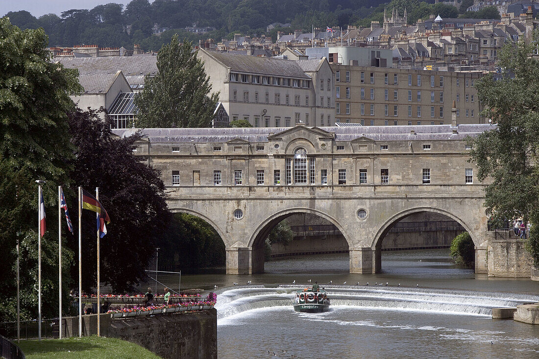 The Pulteney Bridge. Bath. England. UK.