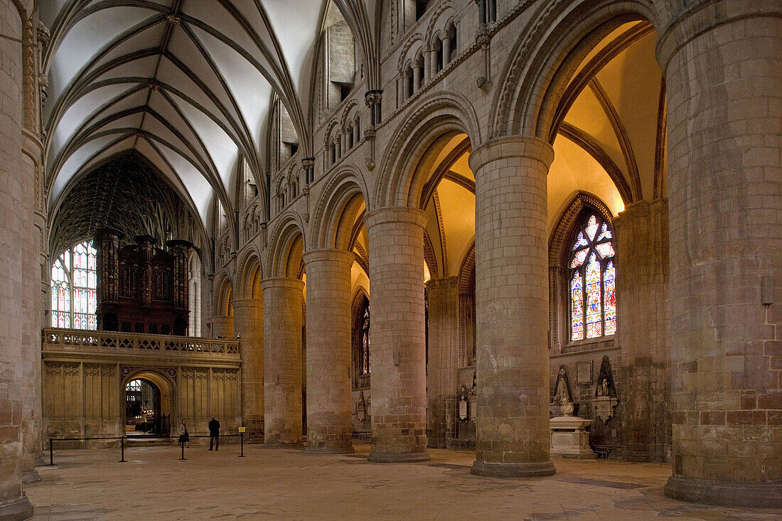 Gloucester cathedral, Gloucestershire, the Cotswolds, England.