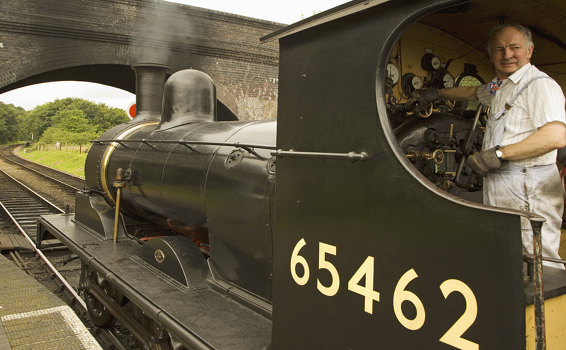 Weybourne Station. Steam locomotive. Norfolk. UK.