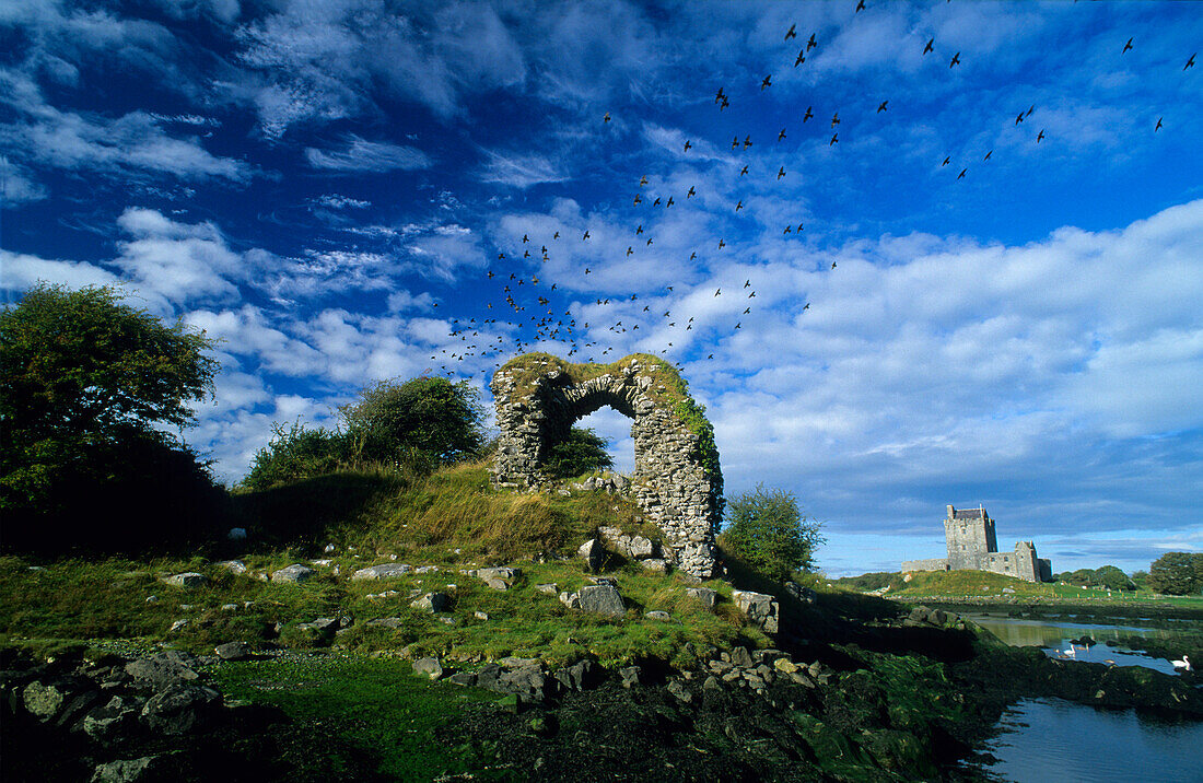 Europe, Great Britain, Ireland, Co. Galway, Kinvarra, Dunguaire Castle